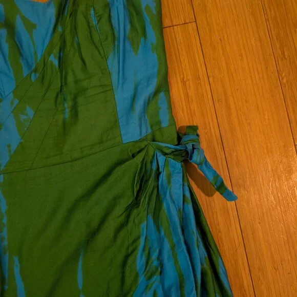 1950s True vintage Ruby of Miami green and blue party dress - Picture 13 of 13